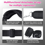 Sex Toys Bdsm Bondage - Adult Sex Toys With Adjustable Bondage Restraints Set, Sex Belt Neck To Thighs, Ankles And Mouth Gag Removable Cuffs Set, Suitable For Men And Women Sm Games