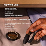 Tiani Duo Couples Vibrator For Men And Women With 2 Powerful Motors And 8 Vibrations Settings, Completely Waterproof Adult Sex Toys For Couples, Sex Toys For Her, Vibrator For Couples, Black