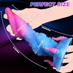 Fantasy Monster Dragon Dildo, 9.6" Huge Tentacle Horse Knot Dildo With Strong Suction Cup, Large Anal Knotted Dildos For G-Spot Anal Play, Silicone Adult Sex Toys For Women Men, Anal Toys For Men Gay