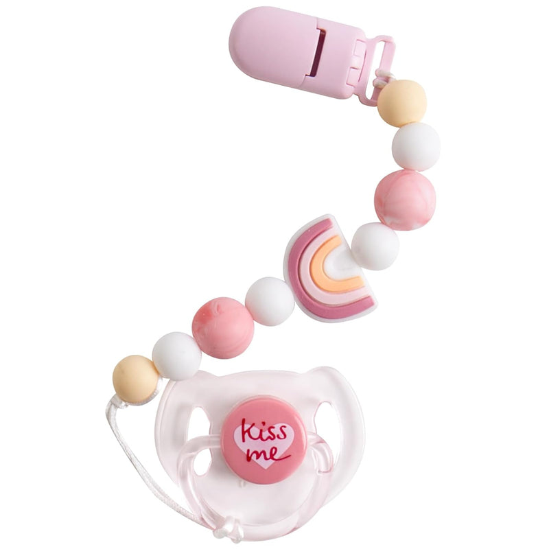 Pacifier Clips For Rebron Baby Dolls Pacifier Holders Silicone Paci Clips W