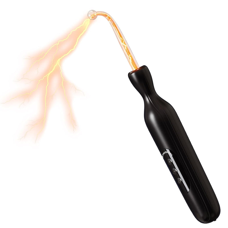 Electric Shock Chastity Stick With 5 Current Levels Rechargeable Bdsm Toys Sm Tool Visualization Of Current Bondage Electrosex Wand Electrical Pen Kinky Adult Sex Toys Games For Couples Women Men
