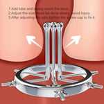 Adjustable Anal Expander Vaginal Dilator for Men and Women - Metal Anal Plug with Rotating Screw
