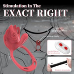 Adult Sex Toys Wearable Panty Vibrator,Upgrade Female Sex Toy 9 Vibration Modes Vibrating Penis Ring Clitoral Stimulator,Couple Sex Toy App&Remote Control Vibrators For Women Men Sexual Pleasure