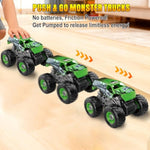 Monster Truck Building Kit for Kids with Electric Drill, STEM Blocks & Storage Box