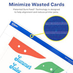 100 Printable Postcards, 4 x 6 Inch Matte White Cards for Inkjet Printers