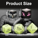 Positions Sex Game Sex Dice?Couple Sex Games Sex Toys For Couples Date Night Sex Dice Glow In The Dark Positon Dice Romantic Naughty Dice Set Funny Dice For Anniversary Valentines Wedding Gift?8Pc?