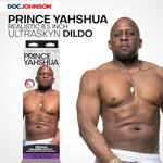 Doc Johnson Prince Yahshua - ULTRASKYN 10.5” Cock - With Removable Vac-U-Lock Suction Cup Base - F-Machine Compatible Dildo - Brown