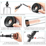 Men'S Vacuum Pump Plus Pump Men'S Enhanced Growth Pump 81B3A Pen Cup Stable Professional Set Solid Vacuum Pump Home Performance Pump Transparent