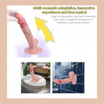 Simulated Dildo For Vaginal Anal Stimulation Insertion 5.9 Inch Female G-Spot Stimulator Sex Toys Liquid Silicone With Suction Cup Hands Free Penis