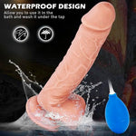 10.2in Realistic Long Squirting Dildo Sex Toys for Women 2in1 Silicone Ejaculating Dildo with Suction Cup Cumming Penis for Vaginal&Anal Play Strap-On Adult Sex Toys for Women Men Couple