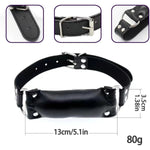 Padded Pillow Mouth Gag Leather Bondage Toys Open Mouth Gag Faux Leather Bondage Restraints Bite Gag Adult Sex Toys