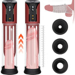 Electric Penis Pump Adult Male Sex Toys, Dick Enlarger With 4 Suction Intensities Automatic Pennis Extender Male Masturbators With Penis Enlargement Tool