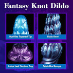 Fantasy Dildo Adult Toys - 7.9" Plant Inspired Huge Monster Dildo With Big Knots, Petal Shaped Silicone Adult Toys With Strong Suction Cup For Vaginal Stimulation, Perfect For Women Men Gay Couple