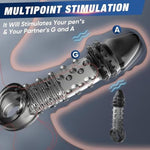 Penis Sleeve Penis Ring Male Sex Toy, Reusable Penis Pump Cock Sleeve With Multi-Stage Design Stimulation Spiral, Penis Enlarger Extender 2.4 Inch, Super Soft Penis Rings For Mens Couples Sex Toys