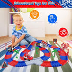 Spider Toys For Boys 4-6, 212 Pcs Race Car Track For Kids Ages 4-8, Monster Truck 2+ Year Old Birthday Gift Toddler Cars Toy For 3+ Year Old Boy Girl