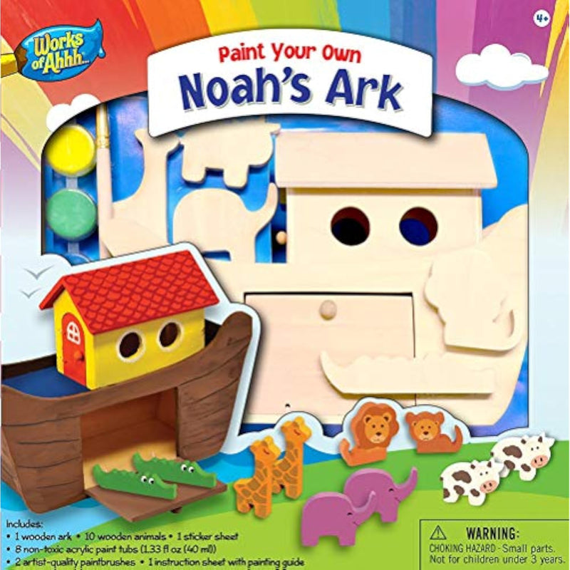 Noah's Ark Wood Paint Kit by Works of Ahhh Craft Set