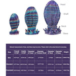 Anal Plugs Silicone Dildo, Suction Cup For Hands Free Play Trainer, Waterproof Sex Toy For Women Men Masturbation Massage