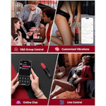 Exomoon Mini Bullet Vibrator Bluetooth Secret Lipstick Vibrator, Waterproof Nipple, Clitoris & G Spot Massager For Women, Small Portable Vibrating & Massaging Adult Sex Toys For Couples