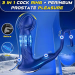 Prostate Massager Anal Vibrator, Male Sex Toys For Men Sex Toy Anal Plug Anal Toys Adult Toys Male Vibrator Butt Plug For Women Anal Beads App Control With 9 Wiggling & Swing Thrusting (Blue)