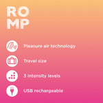 Kiss Travel Pleasure Air Clitoris Stimulator & Remix Set Of 3 Silicone Cock Rings - Couples Sex Toys Bundle