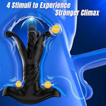 Prostate Massager Anal Toys, Male Sex Toys For Men Sex Toy Anal Plug Adult Toys With 9 Tension Shock Flapping Thrusting Vibrating Butt Plug Male Vibrator Anal Beads Dildo For Men Remote Control