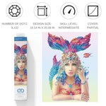 DIAMOND DOTZ Mystic Mermaid Diamond Painting Kit for Adults with Gems