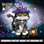 Ideas Magic Cat Animal Building Set For Adults, Unique Moc Cat Model Toy For Home Office Decor, Compatible With Lego Cat, Creative Gift For Kids Boys & Girls 8+ (1128 Pcs)