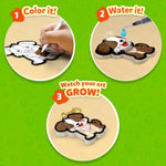 Aqua Puffs Animals Paint by Number Kit for Kids Art and Craft Gift