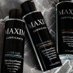 Maxim Pure H2O Lubricant, Water-Based, Premium Cleared Formula, Long-Lasting, Non-Sticky, Non-Irritating, Compatible With Toys And Condoms, 4.4 Fl Oz / 130 Ml, Topical Use Only
