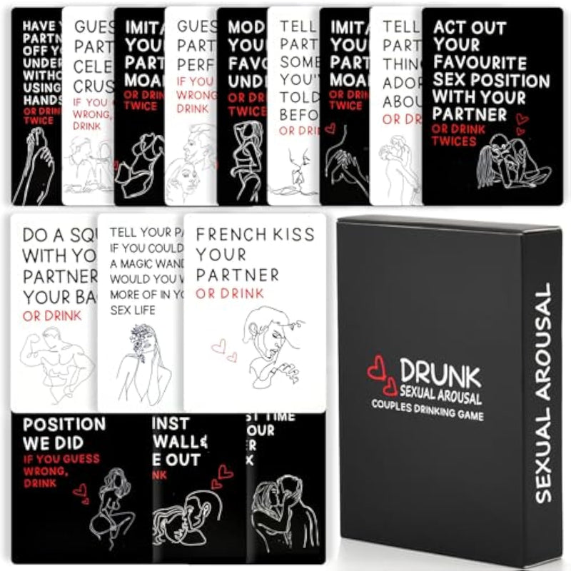 Drinking Game Card Deck Sex Card Game Sex Toy Adventurous Playing Cards Erotic Bedroom Game For Couple Lover