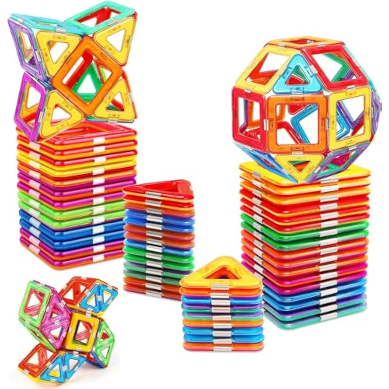 Magnetic Tiles For 3 4 5 6 7 8+ Year Old Boys Girls Upgrade Magnetic Buildi