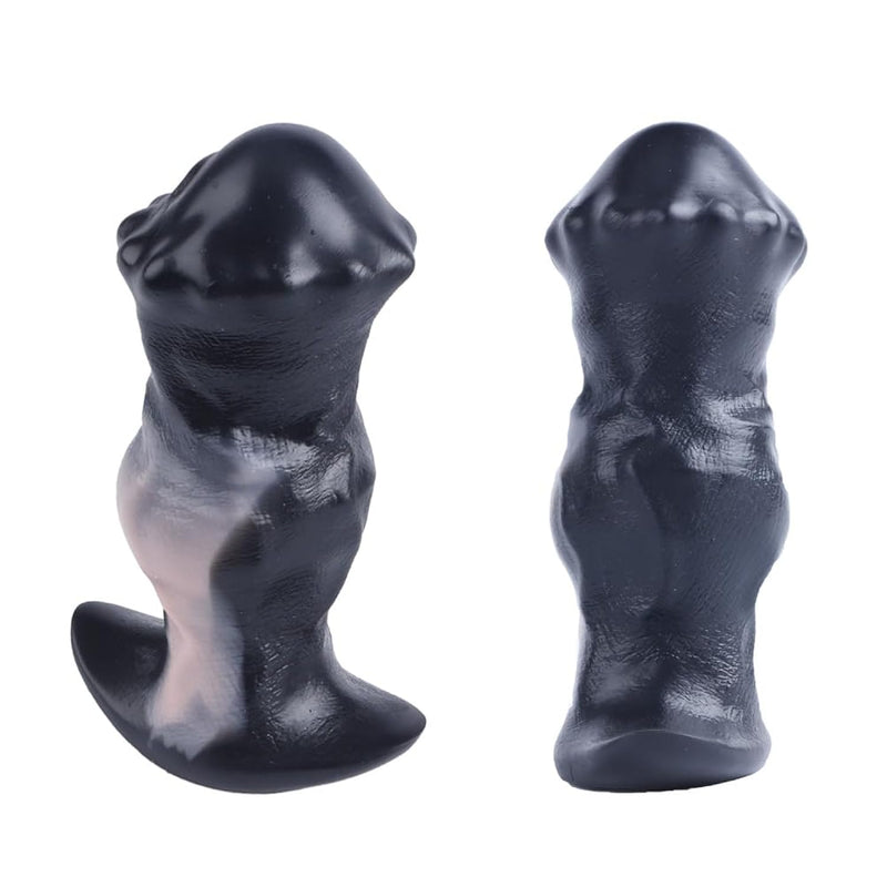 Barghest Silicone Butt Plug Ergonomic Design Body-Safe Material Perfect For Beginners & Advanced Users Anchor Shaped Base, Ideal For Comfortable Anal Play & Extended Wea (Black, L)
