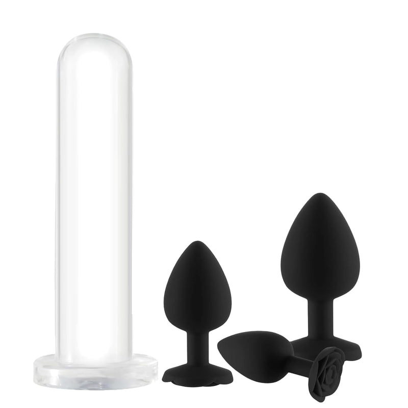 7.48" Anal Dildo+3Pcs Anal Plug