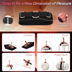 Thrusting Dildo Vibrator Riding Grinding – Remote Control Strap On Sex Toys Machine with 10 Vibrations & 3 Thrusting Modes for G Spot & Clit, Hands-Free Adult Toy for Couples