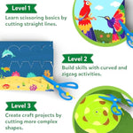Felt Animal Scissor Skills Toy for Kids, Develops Fine Motor Skills