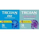 Enz Lubricated Condoms, Latex Condoms & Ultra Thin Condoms For Ultra Sensitivity, Lubricated Condoms For Men, America’S Number One Condom, 36 Count Value Pack