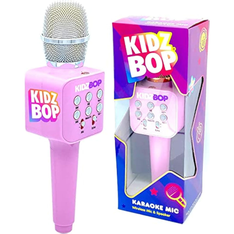 , Kidz Bop Karaoke Microphone | The Hit Music Brand For Kids | Toy For Girls & Boys Ages 2, 3, 4, 5, 6, 7, 8+ Years Old | Gift & Birthday Present