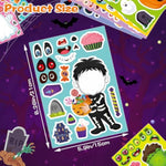 Halloween Make-a-Face Stickers Party Game for Kids and Adults