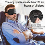 Sleep Mask Silk Eye Mask for Sleeping, Eye Cover Soft Satin Blindfold