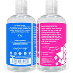 H2O + Sassy Variety 2-Pack – Water-Based Lube For Women, Men & Couples, Personal Lubricant Set, Non-Staining, Unscented, Unflavored, 8.5 Oz Ea