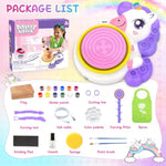 Kids Pottery Wheel Craft Kit with Clay & Tools, Ages 6-12
