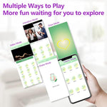 Bullet Dildo Vibrator Rose Sex Toy, Vibrators With Video App Remote Control, 9 Music Modes, Silicone Waterproof Magnetic Charging For Women Couple (Purple)