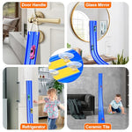 15Ft Flex Track, Flexible Race Car Track For Kids Toy With 10 Suction Cups, Rolls Up Portable Racetrack Compatible With Hot Wheels & Diecast 1/64Th Cars, Christmas Birthday Gifts (Blue)