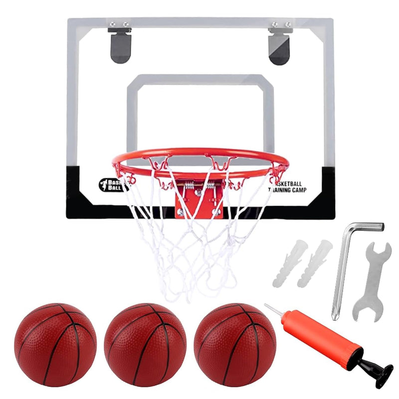 Amy&Benton Mini Basketball Hoop Indoor Kids Over The Door Basketball Hoop I