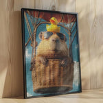 Capybara Hot Air Balloon Jigsaw Puzzle for Adults, 1000 Piece Colorful Art Puzzle