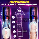 Penis Pump Male Sex Toys For Men - Adult Toys App Control Penis Enlargers With Training History Tracking, Male Masturbator Penis Vibrator Extender Water Vacuum Pump - 5 Pressure Suction& 9 Vibrations