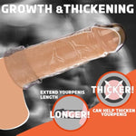 Pennis Extender, 3 Sizes Lengthen Pennis Sleeve Girth Enhancer For Men Ultra-Soft Penis Sheath Cock Dildo Male Enlarger Delay Erection Cock Sleeves Penis Extension Pleasure For Couples Adult Sex Toys
