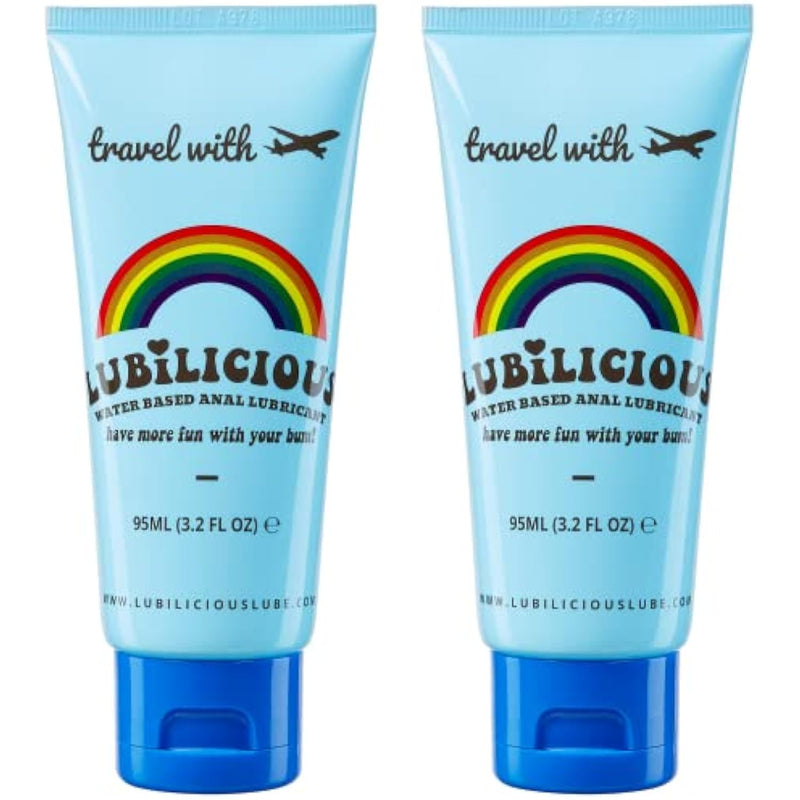 Lubilcious Anal Lube - Personal Lubrication For Couples - Sex Lube For Couples Pleasure - Anal Lubricant - Water Based Lubricant For Women Pleasure - Personal Lubrication For Her - 3.2 Oz (2)