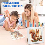 Squirrel Diamond Art Kit for Kids, Framed 6 Inch Gem Painting Craft