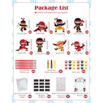 Ninja Party Favors Set of 24 Pieces for Kids Karate Theme Party Decorations